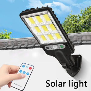 108COB Outdoor Solar Lights with 3 Modes Waterproof Motion Sensor Security Lighting Garden Street Path Door Porch Wall Lamp