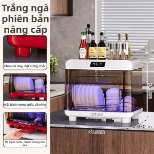QIANQIN | Kệ Đựng Tiệt Trùng UV Để Bàn Cho Gia Đình