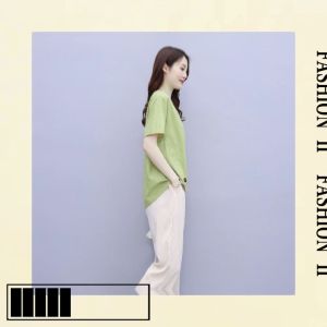 LHSunday เสื้อผ้าผญลายริ้วดีเลใหม่ 2023 เสื้อแฟชั่นผญผ้านิ่มไม่ร้อนสวมใส่สบาย สดใส่เข้ากับทุกลุค