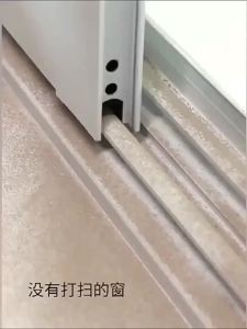 Portable 2 in 1 Cleaning Brush Window Rail Keyboard Groove Door  Dust Shovel Multifunctional Household Cleaner Tool