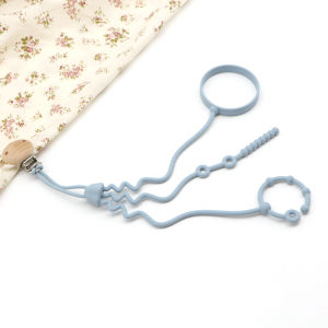 Silicone Pacifier Chain Adjustable Pacifier Chain With Clip Stroller Bottle Holder Thanksgiving Day And Christmas Gifts