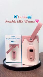 Dr.isla Portable USB/C Type-C Baby Bottle Warmer with Digital Display and Heat Preservation Feature for 50-85mm Bottles wm12