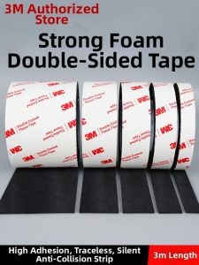 3M | High Adhesive Double Sided Tape Black