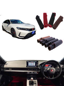 Tấm Lót Chống Nắng Vô Hình Cho Honda Civic Type R FL5 Tấm Lót Chống Ánh Nắng Tấm Lót Chống Trượt Chất Liệu Da Tổng Hợp Polyester Nỉ