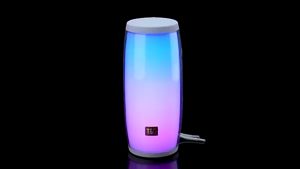 T&G TG317 Loud Stereo Surround Sound RGB Colorful LED Lights TWS Bluetooth V5.1 Big Portable Wireless Speaker
