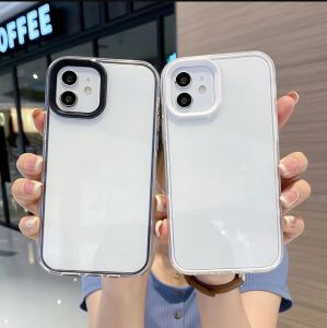 3 in 1 Transparent Shockproof Casing For iPhone 11 XR 17 Pro Max Case iPhone 13 14 15 12 16 Pro Max iPhone 6 6s Plus 7 Plus 8 Plus SE 2020 X XS Max 14 Plus 15 Pro Max  Phone Case Luxury Clear TPU Protective Cover