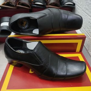 SEPATU PANTOFEL FORMAL KULIT PRIA DR. IAM 6004 COKLAT ( PRODUKSI SENDIRI )
