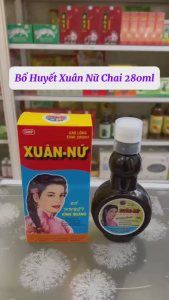 Xuân Nữ Bổ Huyết Vĩnh Quang chai 280ml Hỗ trợ điều hoà kinh nguyệt đau bụng kinh bổ máu cho Phụ Nữ