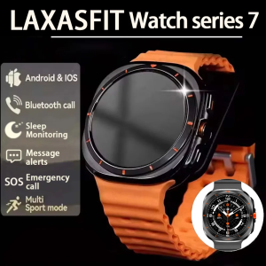 LAXASFIT 2025 New Mens Smart Watch 1.52-inch HD Large Screen Bluetooth Talk Sports Fitness Smartwatch