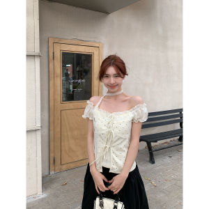 Off-Shoulder Short Sleeve T-Shirt
