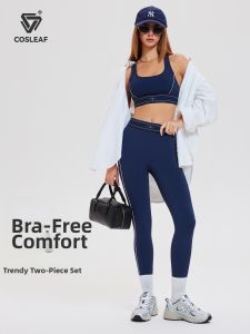 COSLEAF | High Waist Butt Lifting Tights Sportswear Set