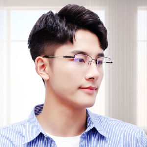 Photochromic Half Frame Nearsighted Glasses Photochromic Myopia Glasses Optical resin lenses  -50 ~ -400 Rectangle  Graded Eyeglass Metall Frame Eyeglasses Myopia Glasses Glass