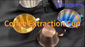 【📣SG Seller】🔥100ml Espresso Measuring Cup With Scale 304 Stainless steel Coffee Brewing Tool Wide Mouth Espresso