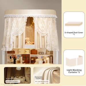 YANYANGTIAN | Heavy Blocking Bed Curtain Universal for Dorm Bunks