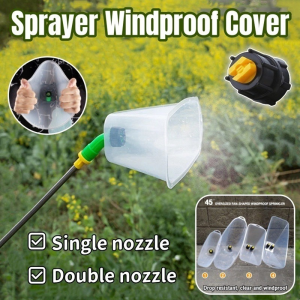 Agricultural Electric Sprayer Windproof Cover Fan-type Spray Nozzle Transparent Wind Screen Nozzle