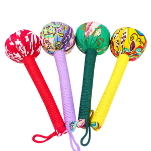 Argy Wormwood Health Hammer Lengthened Meridian Beating Massage Hammer Shoulder Neck Back Leg Whole Body Acupuncture Point Pure Racket For Home Moxibustion Hammer