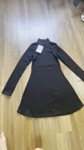 Đầm cổ lọ tay dài dáng xoè ngắn Sammivnxk-HLS