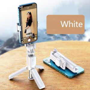 STTKGZD | Portable Mini Selfie Stick Led Fill Light Foldable Tripod Phone Stand Holder Support Wireless Bluetooth Remote Control Shutter