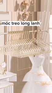 Móc Treo Quần Áo Bằng Nhựa Acrylic Trong Suốt Tiện Dụng Móc áo chống trượt móc áo nhựa trong suốt móc áo lót