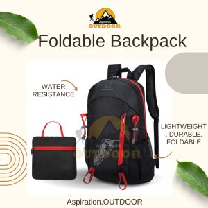 Ready Stock Foldable Backpack Bag Daypack Hiking Lightweight Beg Outdoor Travel Backpack