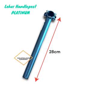 (( LEHER HANDLEPOST )) Dudukan Tiang Stang Sepeda Lipat 25.4 MM Seli Handlebar Insert Dudukan Stem Pipa Folding Bike Handle Post Dudukan Setang 25.4MM