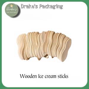 Wooden Cutlery Spoon fork Knife & Ice cream sticks Eco-friendly By Drakes Packaging Supplies Trading