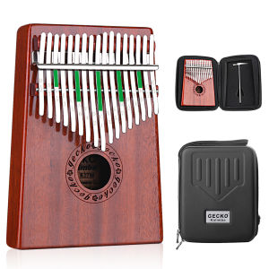 GECKO Kalimba 17 -key thumb piano with waterproof protective box portable child adult gift
