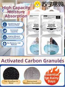 Portable Hanging Home Use Moisture Absorber Bag Dryer for Closet Indoor Use Dehumidifier Anti-Mold 3736 Household Essential