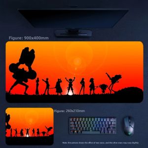 Bandai | ONE PIECE Truyện Tranh Phong Cách Poster Da Miếng Lót Chuột Độ Nét Cao Hoạt Hình Anime Luffy Zoro Nhân Vật Thảm Cho Chuột Máy Tính
