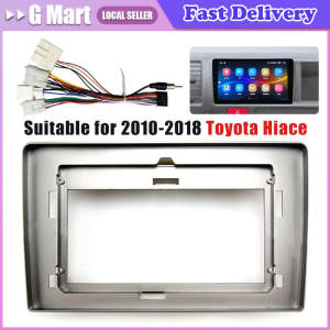 10.1inch Android 2din Car Radio Frame for TOYOTA Hiace 2010-2018 Big Screen Radio Audio Dash Fitting Panel Kit