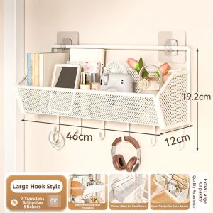 Hanging Shelf for Dorm Bed Snack Storage
