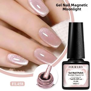 Sơn Gel Móng Tay Từ Tính Moonlight Crystal 7ml Hiệu Ứng Ánh Kim Lấp Lánh Dùng Cho Tiệm Nail Làm Tại Nhà Thân Thiện Với Môi Trường