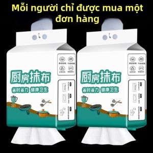 Giấy Lau Kiểu Giấy Vô Dây Cho Bếp Dùng Được Khi Ướt Hoặc Khô Để Rửa Đĩa