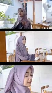 Nazwa Abaya Kids Bahan Crinkle Gamis Anak Perempuan Umur 13-17 Tahun Dress Anak Cewek Terbaru 2025