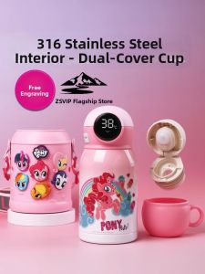 ZSVIP | Cute Insulated Bottle for Girls with Dual Drinking Mode