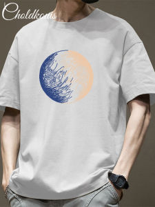 Summer Pure Cotton American Short Sleeve T-shirt Boys Ins Trendy All-Matching Hong Kong Style Loose Half Sleeve Top Clothes Mens Clothing Plus Size