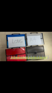 Expanding File Folder Long Buckle File Pack Document Organizer Paper Storage Large Capacity File Bag Paper Organizer Envelope Document Organizer Portable Clear File