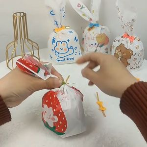 MD-C1181 Plastik Goodie Bag Kecil Karakter Kelinci / Plastik Bingkisan Ultah Anak Rabbit Plastic Bag