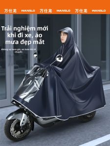 WANSLO | Áo Mưa Đôi Dài Bền cho Người Lớn Chống Nắng