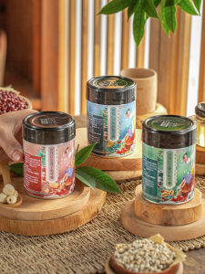 Double Coin Brand Grain Miscellaneous Tortoise Jelly 200g*3 Cans Traditional Chinese Snack Gelatinous Food from Guangxi China