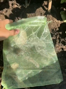 Fruit Protection Net Bags | Durable Horticultural Mesh Bags for Plant & Fruit Protection | Reusable Garden Nets