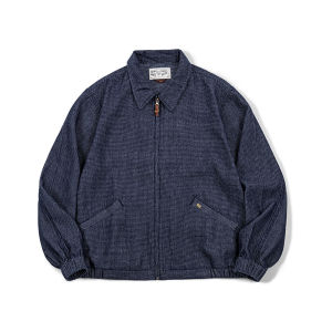 MADEN | Retro Denim Coach Oversized Jacket Autumn