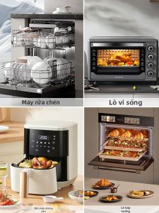 JINGDITAOCI | Bộ Đồ Ăn Sứ Bạc Hà Tinh Tế Cho Quà Tặng Gia Đình