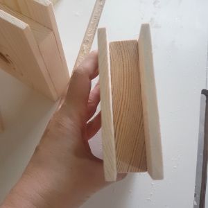 1ชิ้น ขายมี ขาไม้เสริมความสูง ร่องยาว ผลิตจากไทย