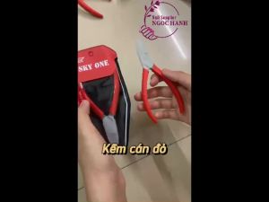 Kềm cắt móng mũi nhọn đầu phẳng chuyên cắt khóe trong khóe cuộn mũi kìm cao cấp - K002