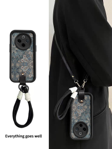 Vivo Y300Pro Phone Case Silicone Full Cover Anti-Fall Elegant Gradient Design Traditional Chinese Landscape Tai Blue Pattern