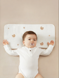 lovemami | Gối Hình Mây Cho Bé Thông Khí Chống Trào Ngược Bằng Gạc Cotton