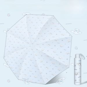 SVORIAHI | Sanrio Official Foldable Umbrella For Girls Sunshade Cat Design Student School Use Rain And Sun Dual Purpose High Aesthetic Value
