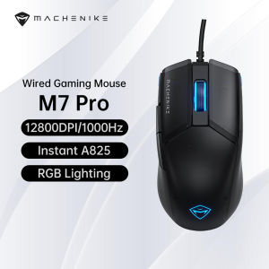 MACHENIKE | MACHENIKE M7Pro Gaming Mouse Wird/Tri Modes Mouse PAW3395 26000DPI 650IPS 7 Button 74g RGB For Laptop PC Mouse Gamer