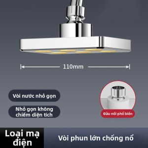 Vòi Hoa Sen Áp Suất Cao Kích Thước Lớn